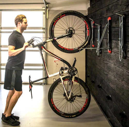 mountain bike hanging rack