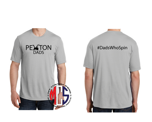 Peloton Dads shirt w/ Back Cotton Blend Athletic Heather