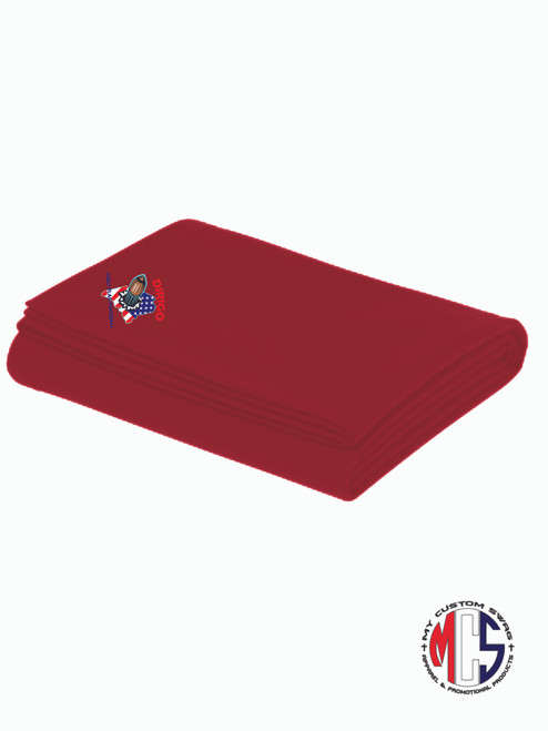 Dirigo Girls Flag Football Stadium Blanket (Red)