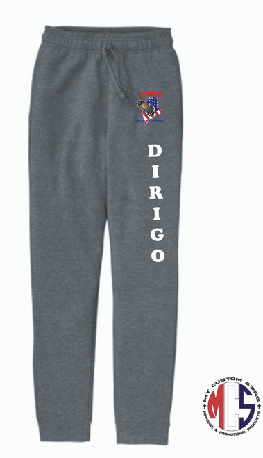 YOUTH Dirigo Girls Flag Football Jogger Sweatpants (Grey)
