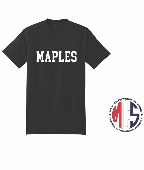 Maples Black T-shirt