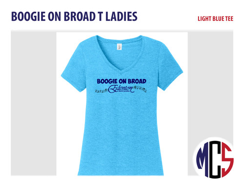 Boogie on Broad Womens T-shirts Boogie on Broad Womens T-shirts