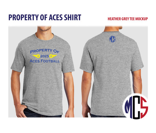 Aces Football Heather Grey Aces Football Heather Grey
