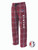 YOUTH Dirigo Girls Flag Football Flannel Pants (Red/White)