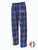 Dirigo Girls Flag Football Flannel Pants (Navy/White)