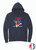 YOUTH Dirigo Girls Flag Football Hoodie (Navy)