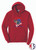 YOUTH Dirigo Girls Flag Football Hoodie (Red)