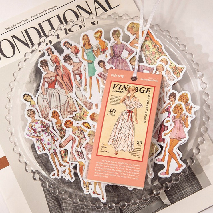 Stickwith Retro Fashion Sticker Set (5 options)