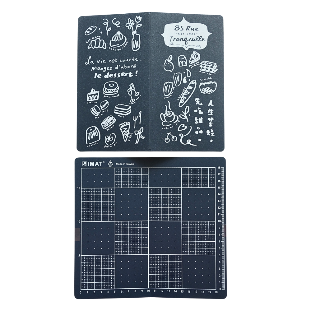85 Rue Tranquille x iMAT Cutting Set (Traveler's Notebook Regular