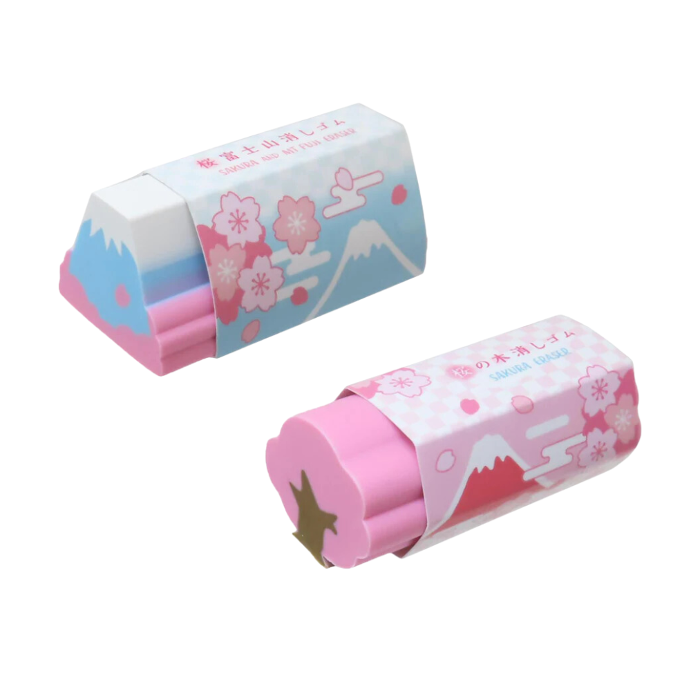 Funbox Sakura & Mount Fuji Eraser (2 options)