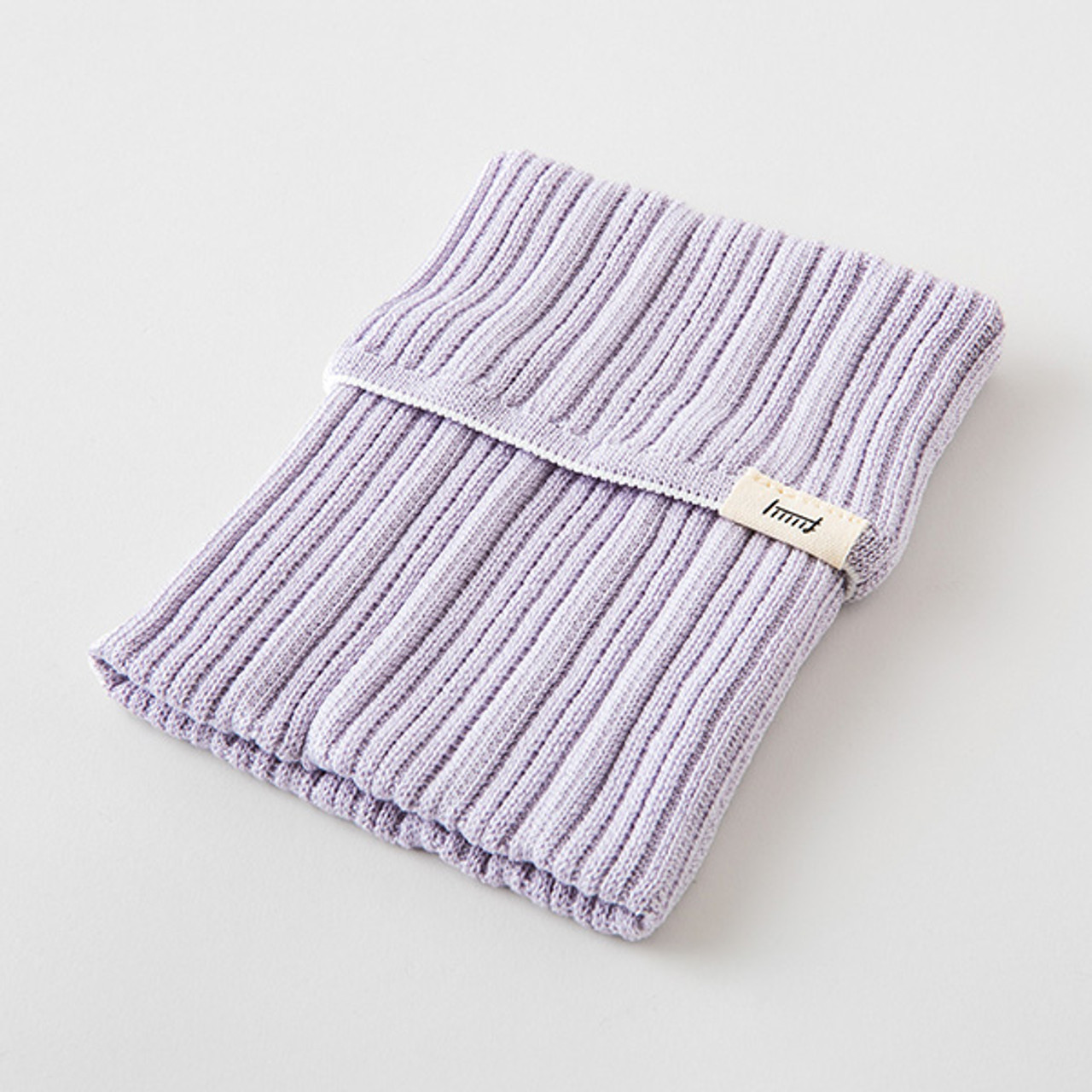 MIDORI Knitted Book Band with Pockets - Light Purple
