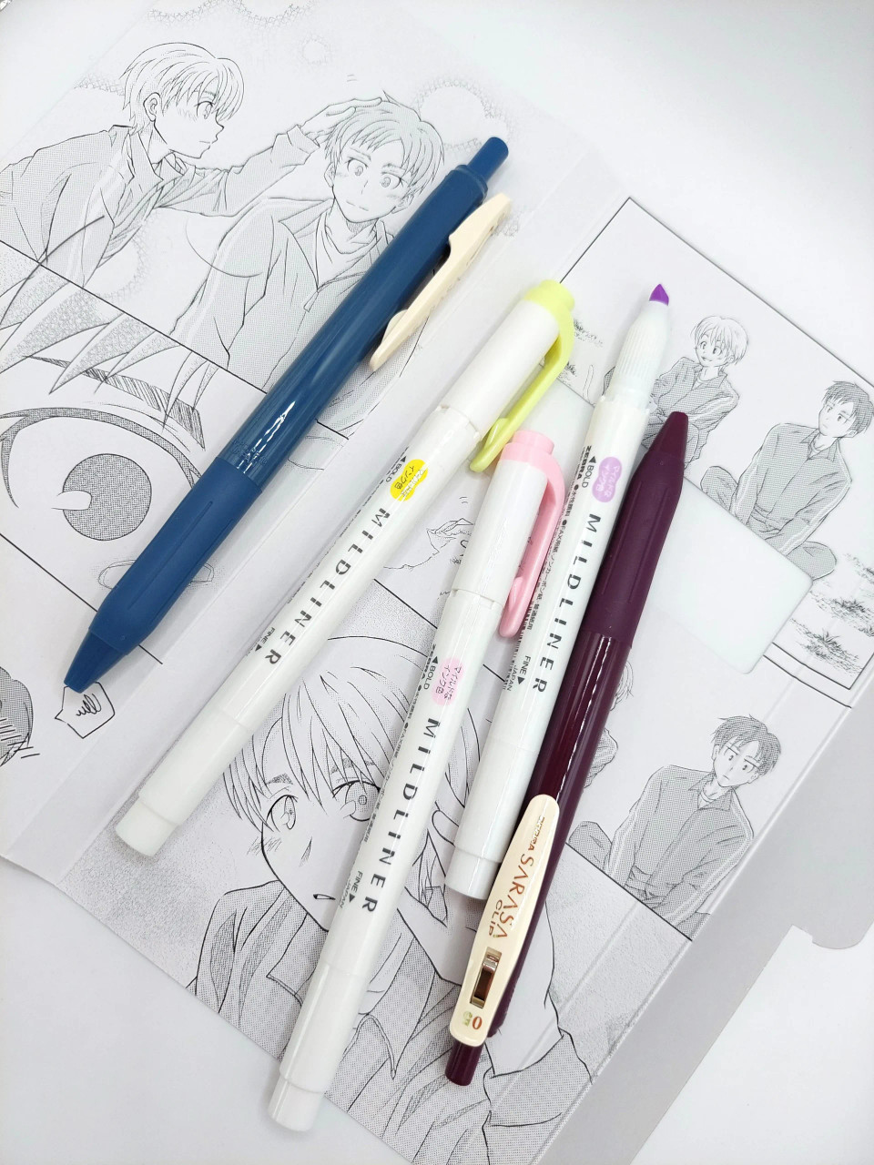 Zebra Sarasa x Mildliner Manga Set - Sweet Cuddle Limited Edition