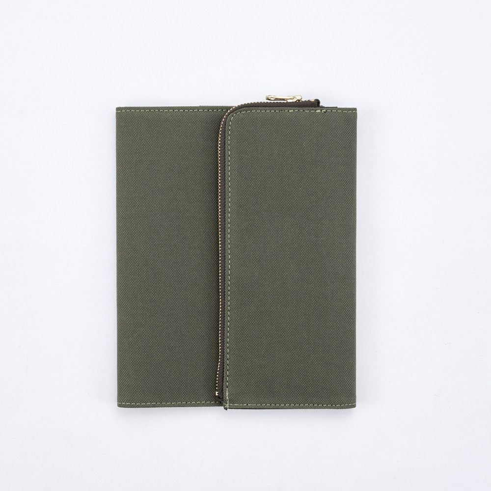 Daigo Isshoni Canvas Notebook Cover B6 - Olive