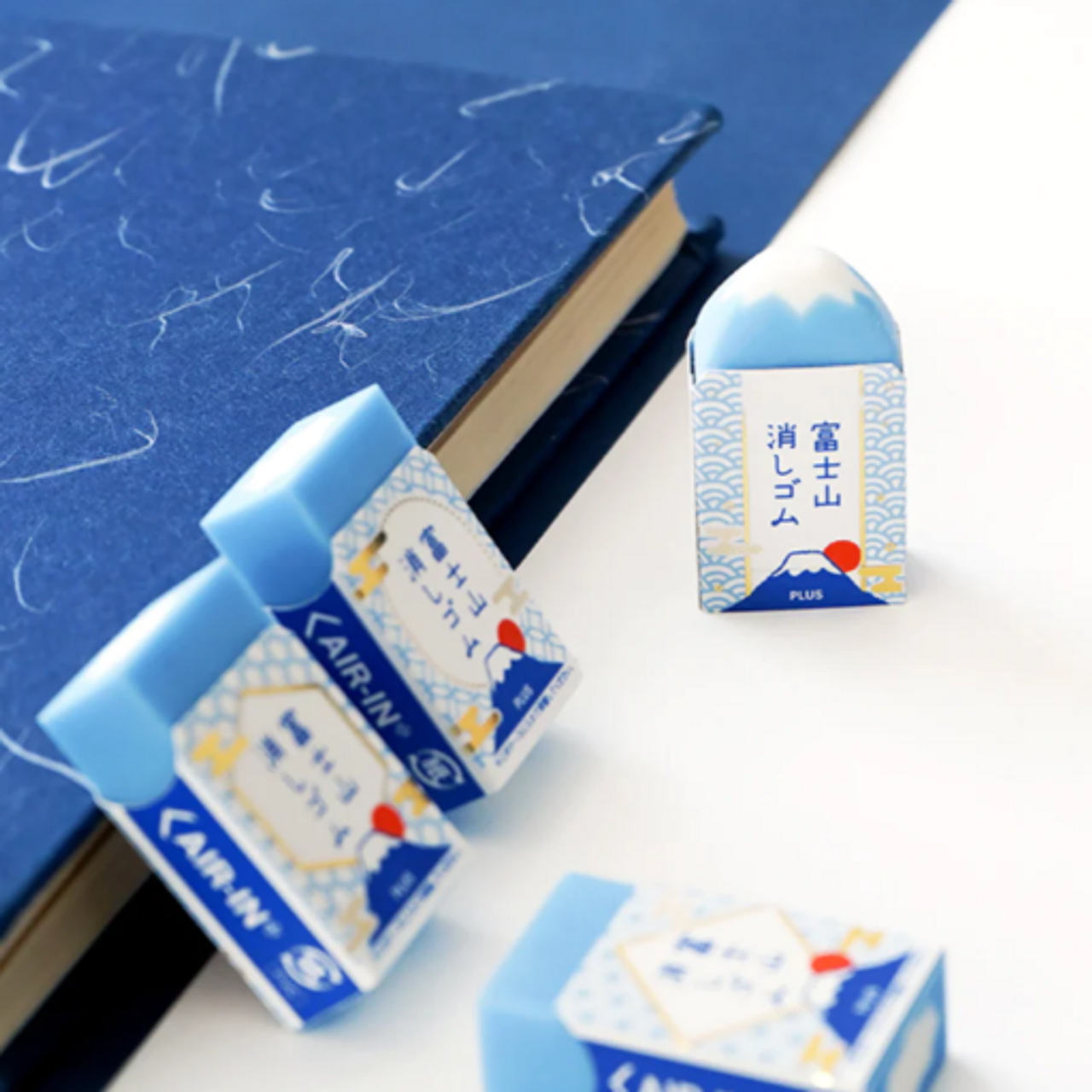 Mount Fuji Eraser Plus Air-in Plastic Eraser for Pencils Novelty