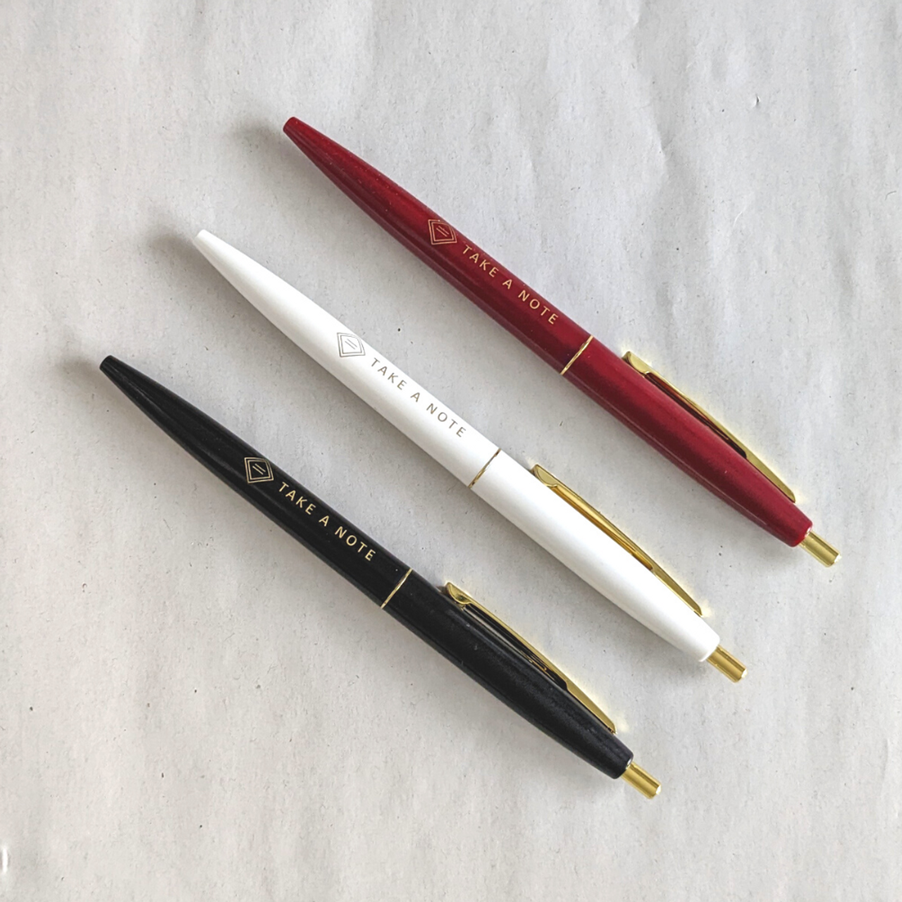 Bic Clic Gold Ballpoint Pens