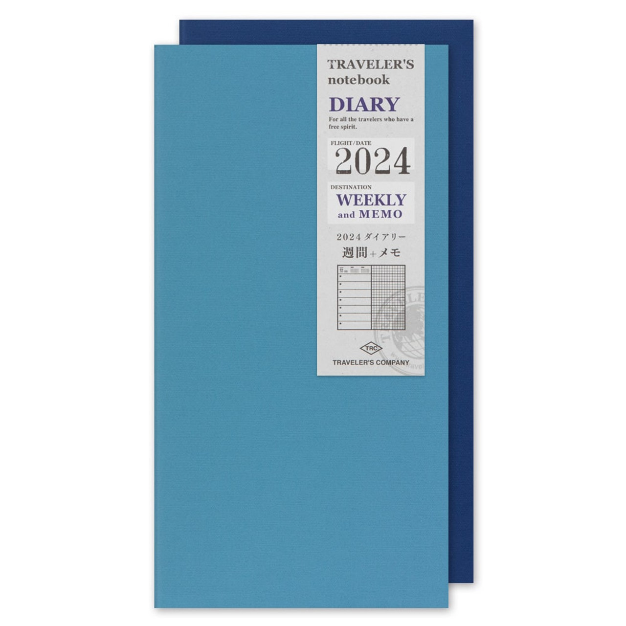 Traveler's Notebook Agenda 2024 Mensile Regular Size