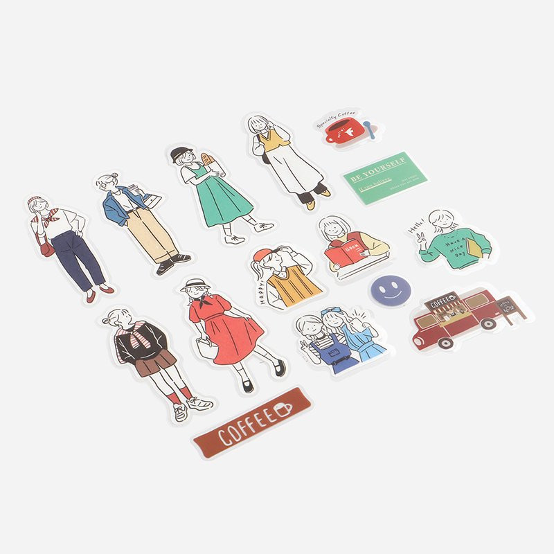 BGM Coordinate Sticker Set - Simple
