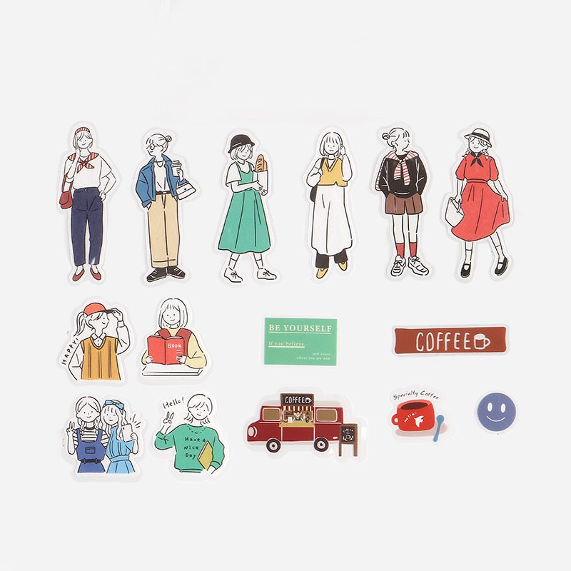 BGM Coordinate Sticker Set - Simple