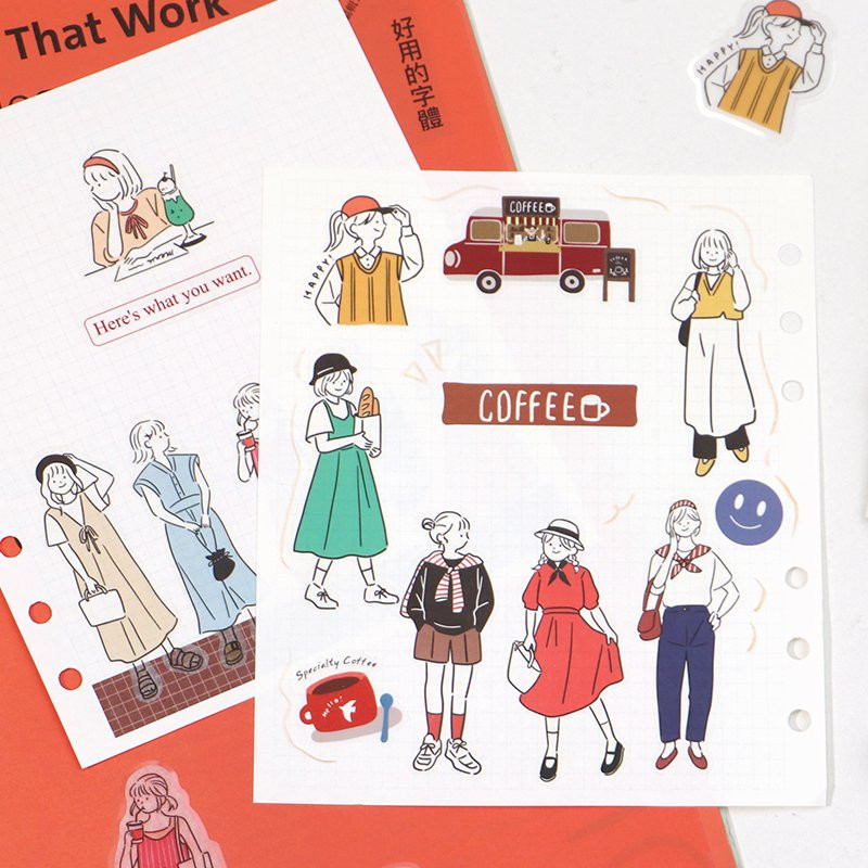 BGM Coordinate Sticker Set - Simple