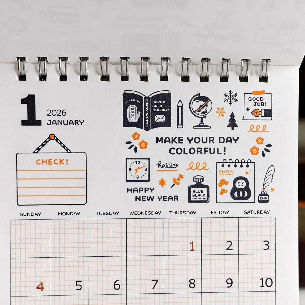 Eric x Shinnippon 2026 Desktop Calendar