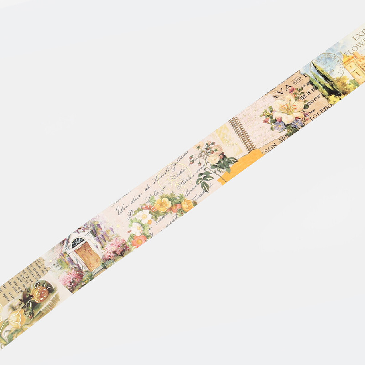 BGM Embroidered Ribbon Bouquet Washi Tape