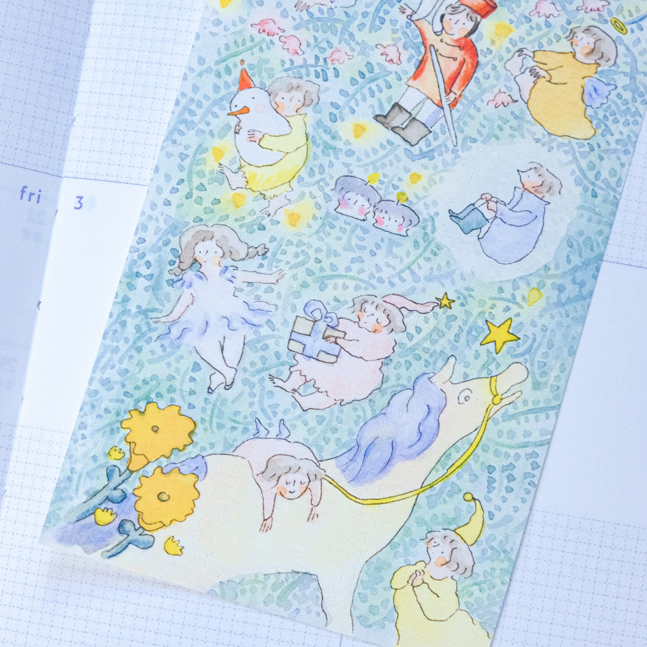 dodolulu Sticker Sheet: Some Blue Flowers – Sumthings of Mine