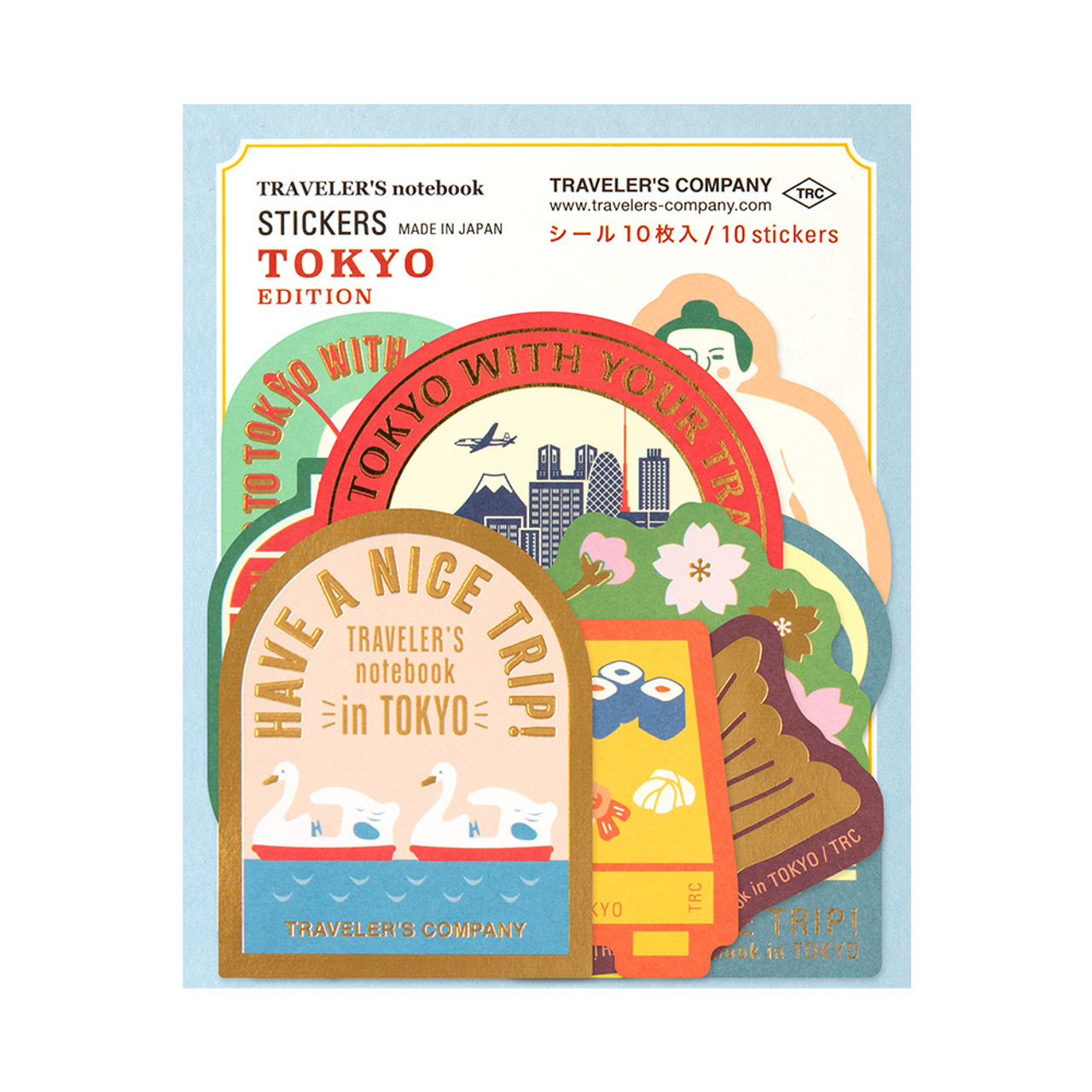 [Pre-order] Traveler's Company Sticker Set - Tokyo Limited Edition