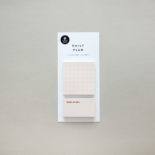 Suatelier Sticky Memo Pad - Daily Plan 18