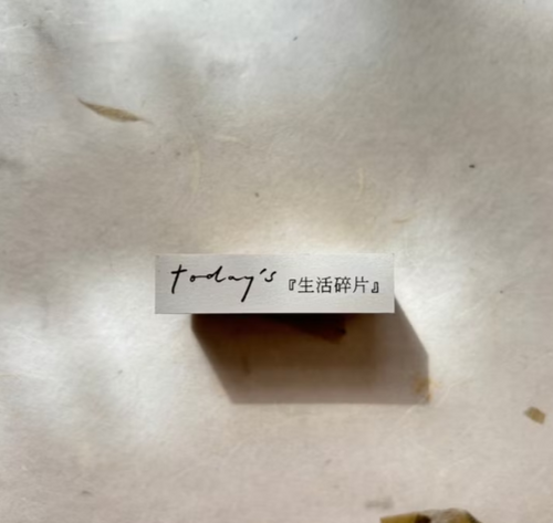 Pion Rubber Stamp - today's