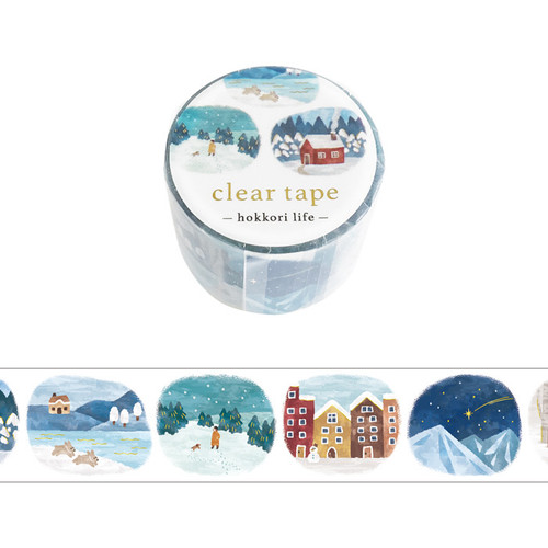 Mind Wave Hokkori Life PET Tape - Winter Scenery (3cm)