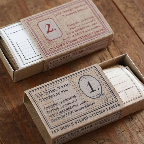 Lin Chia Ning Gummed Label Set - Specimen Box