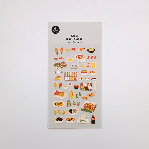 Suatelier Daily Deco Sticker - Food Trip #6