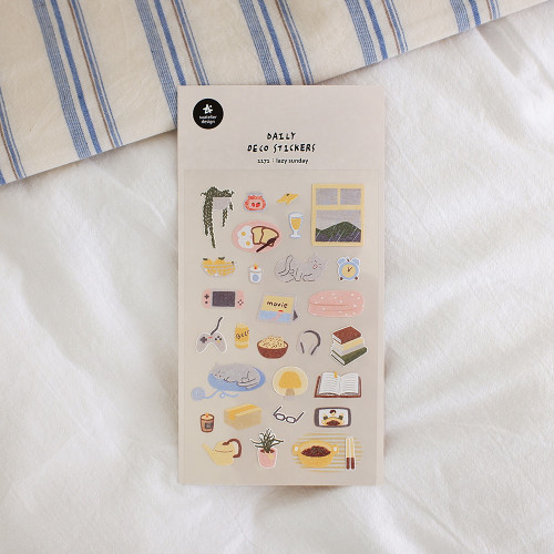 Suatelier Daily Deco Sticker - Lazy Sunday
