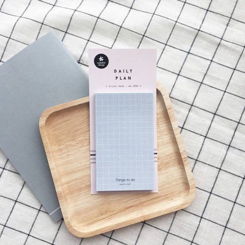 Suatelier Sticky Memo Pad - Daily Plan 04