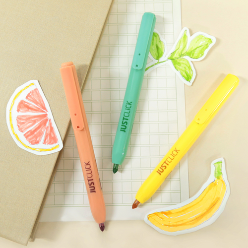 Morris Just Click Highlighter S Natural (3 Colours)