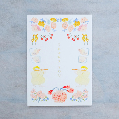 dodolulu Thank You Card - Flute