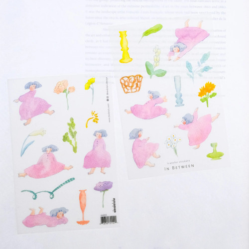 dodolulu Transfer Sticker Set - In Between (2 sheets)