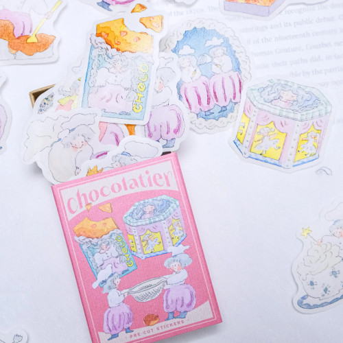 dodolulu Matchbox Sticker Set - Chocolatier
