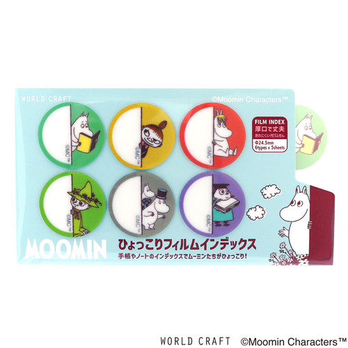 World Craft x Moomin Film Index Sticker - Circle