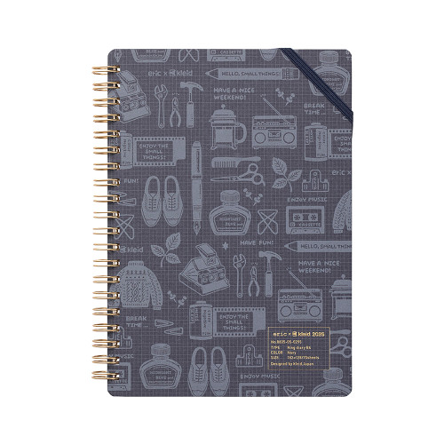 Eric x Kleid 2026 Ring Diary - B6 Navy