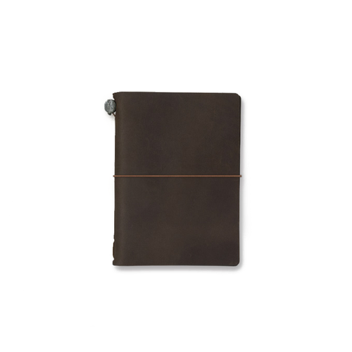TRAVELER'S Notebook Starter Kit - Brown (Passport Size)