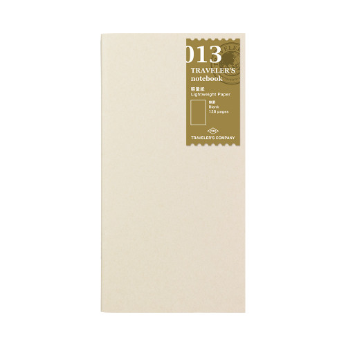 TRAVELER'S Notebook 013 - Lightweight Paper (Regular Size)