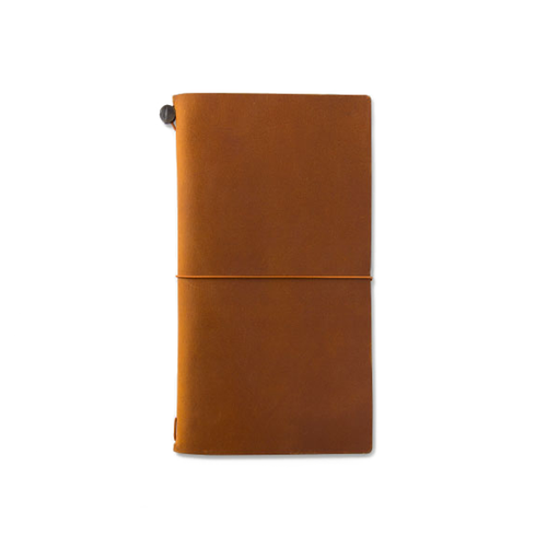 TRAVELER'S Notebook Starter Kit - Camel (Regular Size)