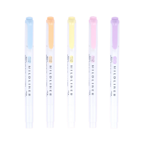 Zebra Mildliner DoubleSided Highlighter Mild Set (2022 New Colours)
