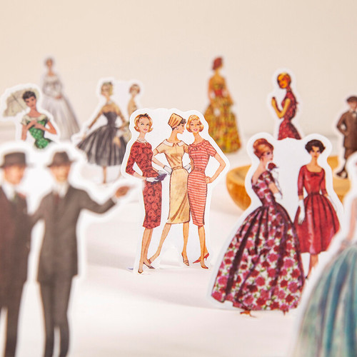 Stickwith Retro Fashion Sticker Set