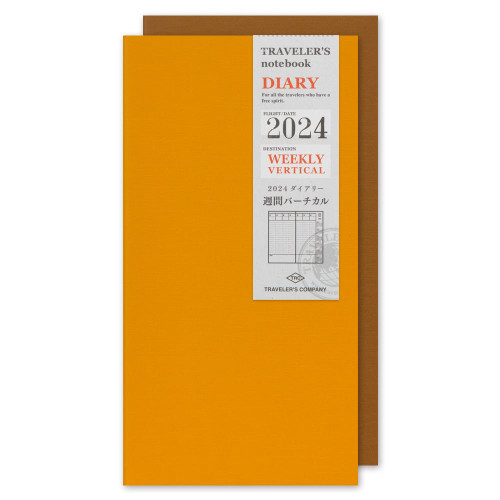 TRAVELER'S Notebook 2024 - Weekly Vertical Refill (Regular Size)