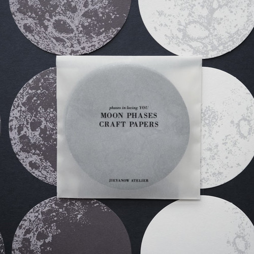 Jieyanow Atelier Craft Paper Set - Moon Phases