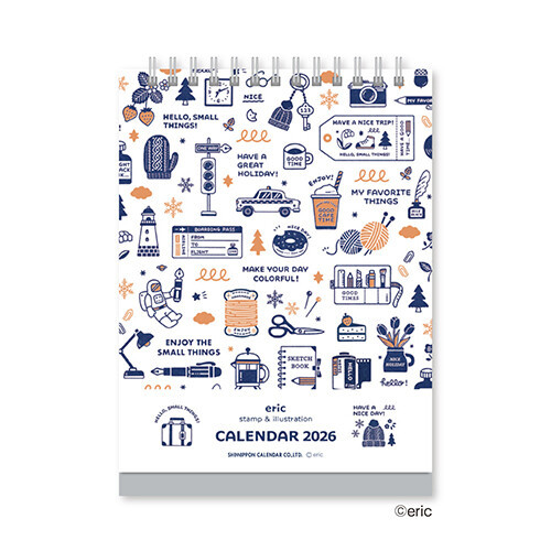 Eric x Shinnippon 2026 Desktop Calendar