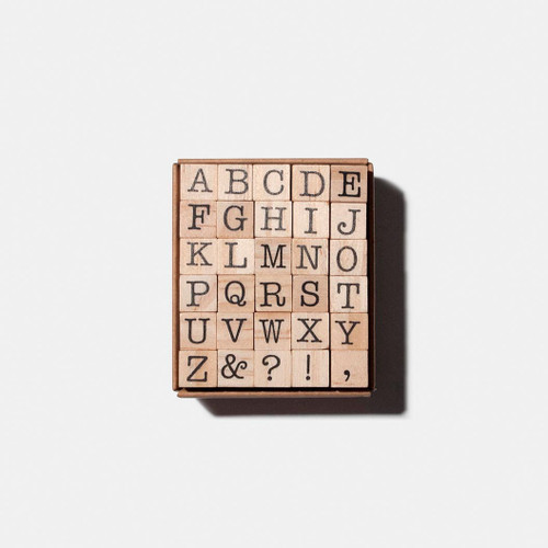 TOOLS to LIVEBY Alphabet Stamp Set - Capital Letters