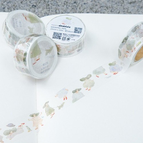 dodolulu Washi Tape - A Pair of Red Shoes (2cm)